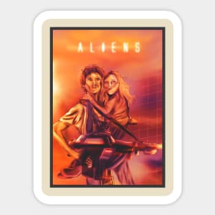 vintage ripley - aliens Sticker